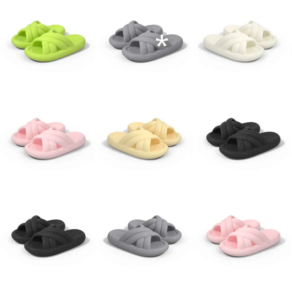 summer new product slippers designer for women shoes Green White Black Pink Grey slipper sandals fashion-027 womens flat slides GAI outdoor shoes