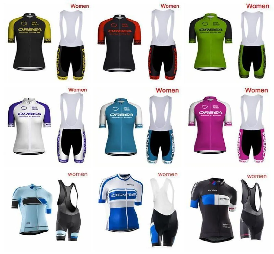 2020 Orbea Women Cycling Jersey Set 2020 Summer Short Sleeves Bicycle Clothes Quick Dry Mountain Bike Wear Racing Bicycle Clothing1595350