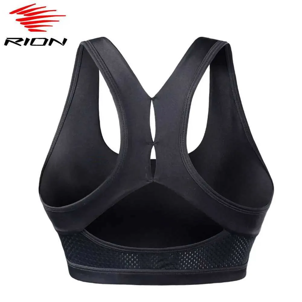 0YQJ Active Unterwäsche Rion Top Frauen nahtlos Sport BH Running Yoga Crop Top Workout Fitness Fitness Sport BH High Impact gepolstert Unterwäsche Weste Tank D240508