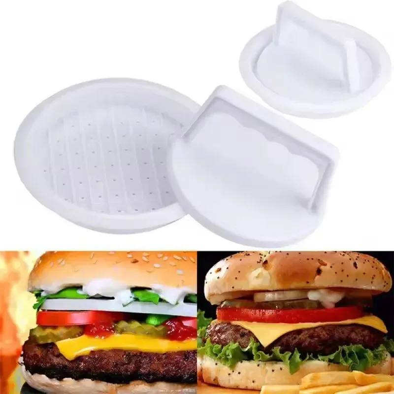 NIEUW DIY Hamburger Meat Press Tool Pasteites Machine Vlees Burger Machine Mold Voedsel Grade Plastic Hamburger Press For DIY Hamburger Press Maker