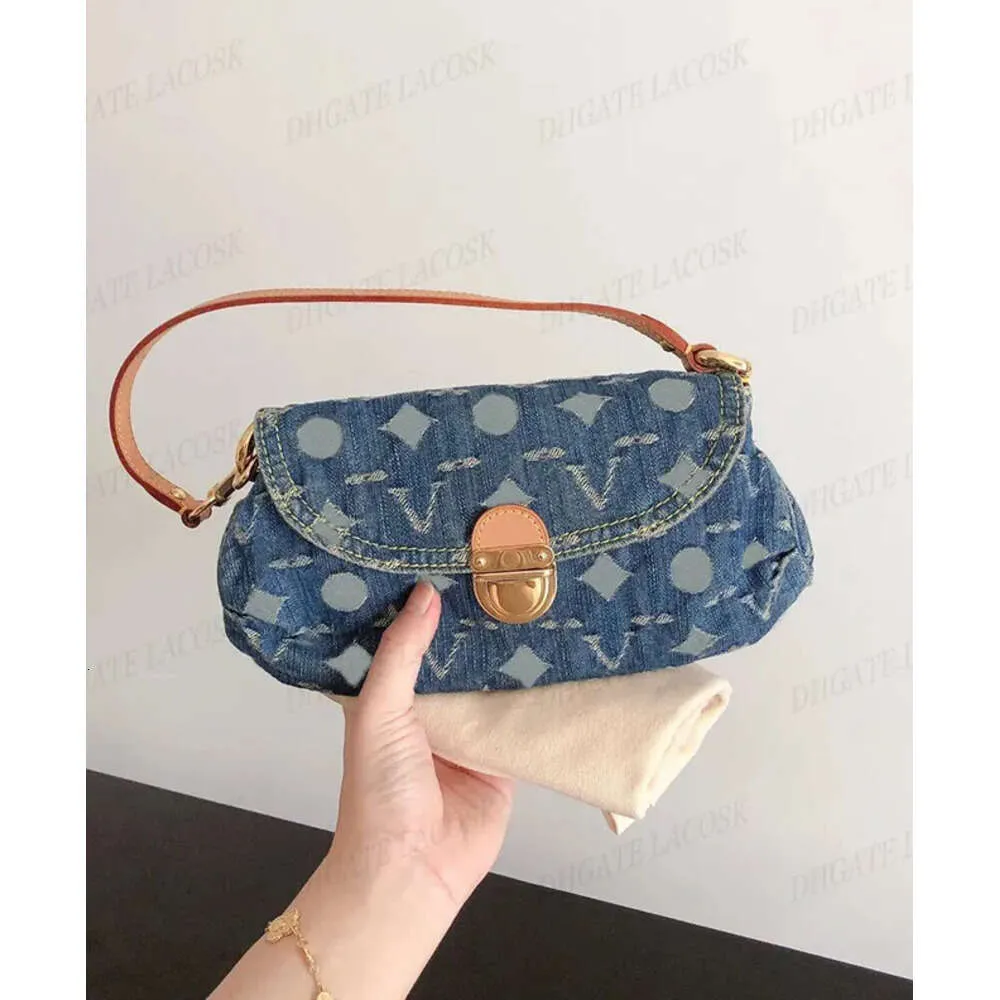 Blue Denim torebki kowboja crossbody ramię płótno torebki najnowsze styl damskie TOTES TREND Trend Unisex Designer Bag