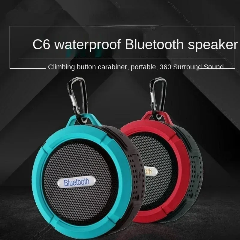 Draagbare kolom Mini Bluetooth -luidspreker Waterdichte buitendouche Sound Box Draadloze auto Subwoofe luidspreker voor telefooncomputer