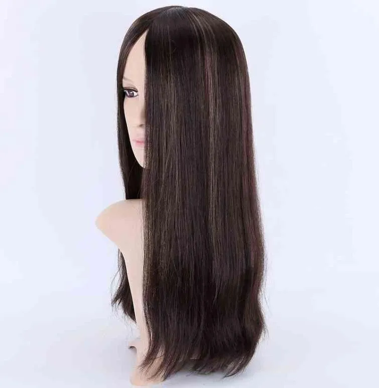 Европейский remy hair шелк шелк je wig kosher wigs европейский кошерный Wig4700741