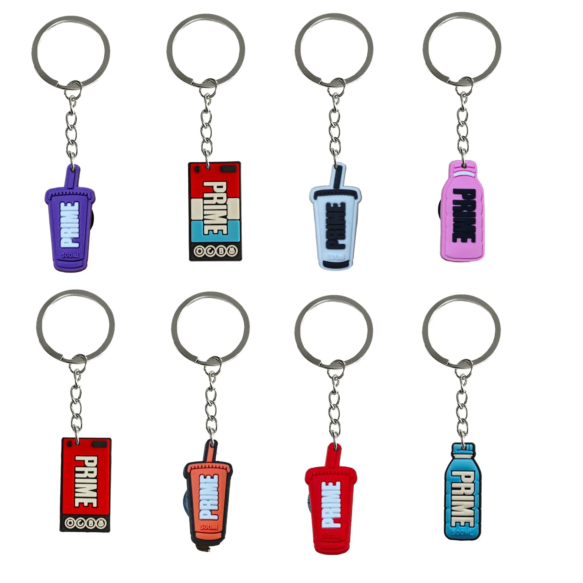 P Keychains Prime Bottle Keychain Keyring for Classroom scolaire Day Birthday Party Supplies Gift Boys Pendants Accessoires Kids Favors Othhx