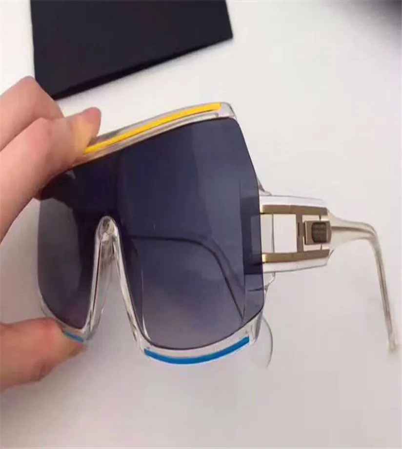 Роскошная новая модная немецкая дизайнерская солнцезащитные очки 858 рамки различного размера с цветными линиями классический авангарде в стиле UV400 Goggles3293968