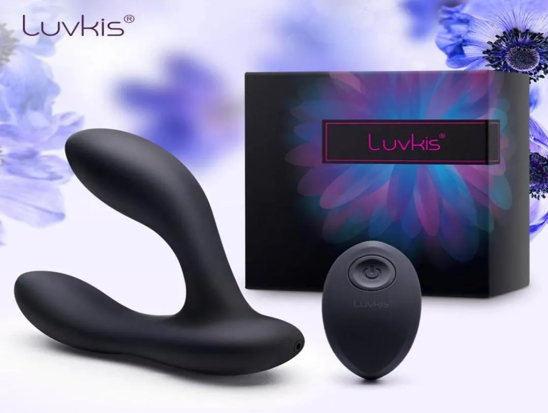 Luvkis Prostate Vibrator Anal Sex Toys Wireless Butt Plug for Men Massager Male Anul G Spot Femmes 10 Vibrat Stimulez Female USB M1160014