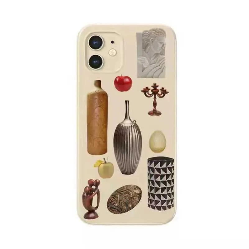 Mobiltelefonhüllen Vintage Art Statue Silicon Phone Hülle für iPhone 14 13 Pro Max 11 12 Mini XR XS Max 7 8 plus SE 2020 Stoßdämpfer Hülle Rückseite J240509
