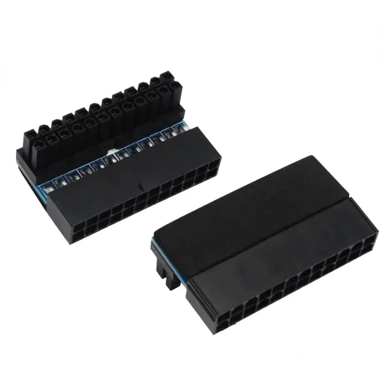 ATX 24pin 90 degrés 24 broches à 24 pin Adaptateur de bouche d'alimentation Connecteurs d'alimentation de carte mère Motoral Modular pour les câbles d'alimentation