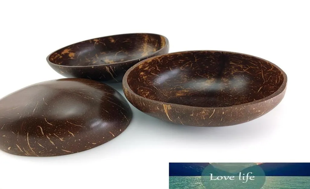 Natural Coconut Bowl Decoration Fruit Salad Noodle Rice Wooden Handicraft Creative Shell Bowls8045524