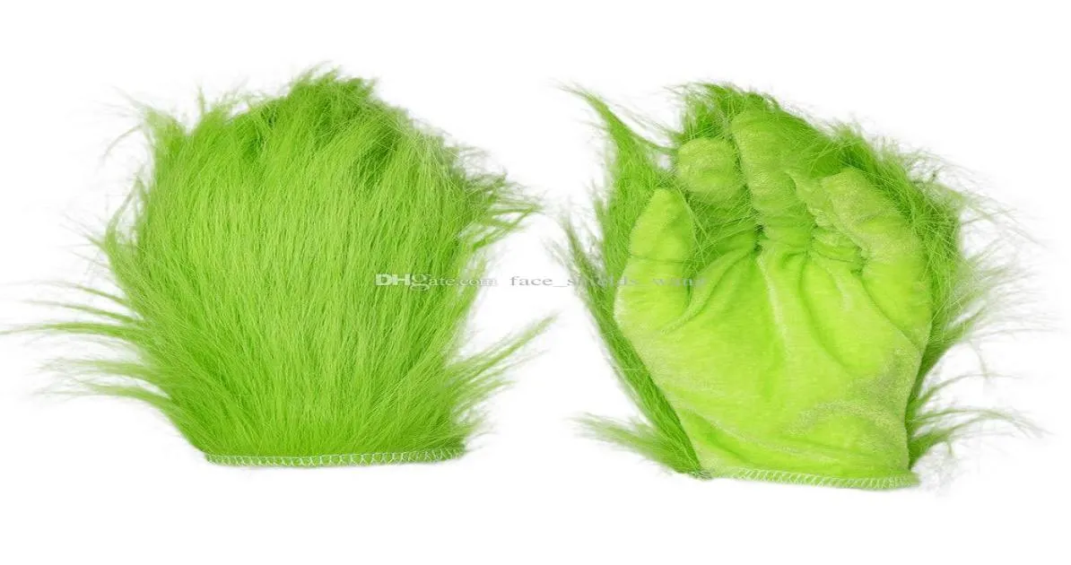 Grinch Handschoenen Geek Stole Christmas Cosplay Props Halloween Carnival Costume Accessoires Kerstnieuwjaar Geschenken3884085