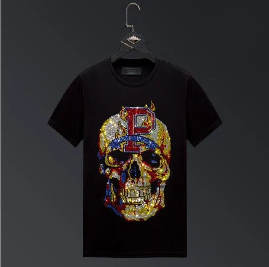 Boor Cool Rhines Anime Skull T -shirt mannen Korte mouw Summer Tops T -shirt Male mode T -shirt 029469110