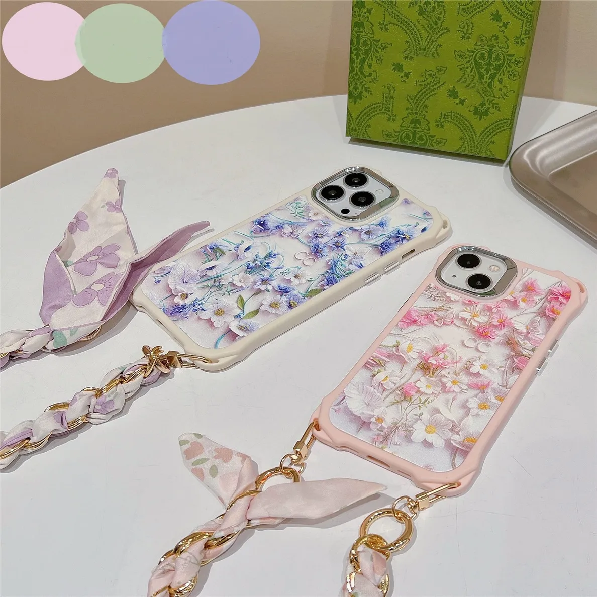 Caixa de telefone de designer Luxo Secret Flower Flower iPhone Case para iPhone 15 14 Pro Max 15Pro 14Pro 13Pro 11 12 13 14 Plus TPU Cover Casos de celular de couro