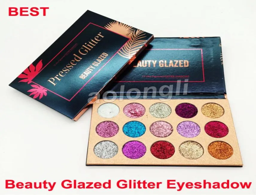in stock Beauty Glazed Eye Shadow Palette 15 Colori Glitter Oceshadow Palette Makeup Ultra Shimmer Halloween Holiday Brand Cosmeti9022365