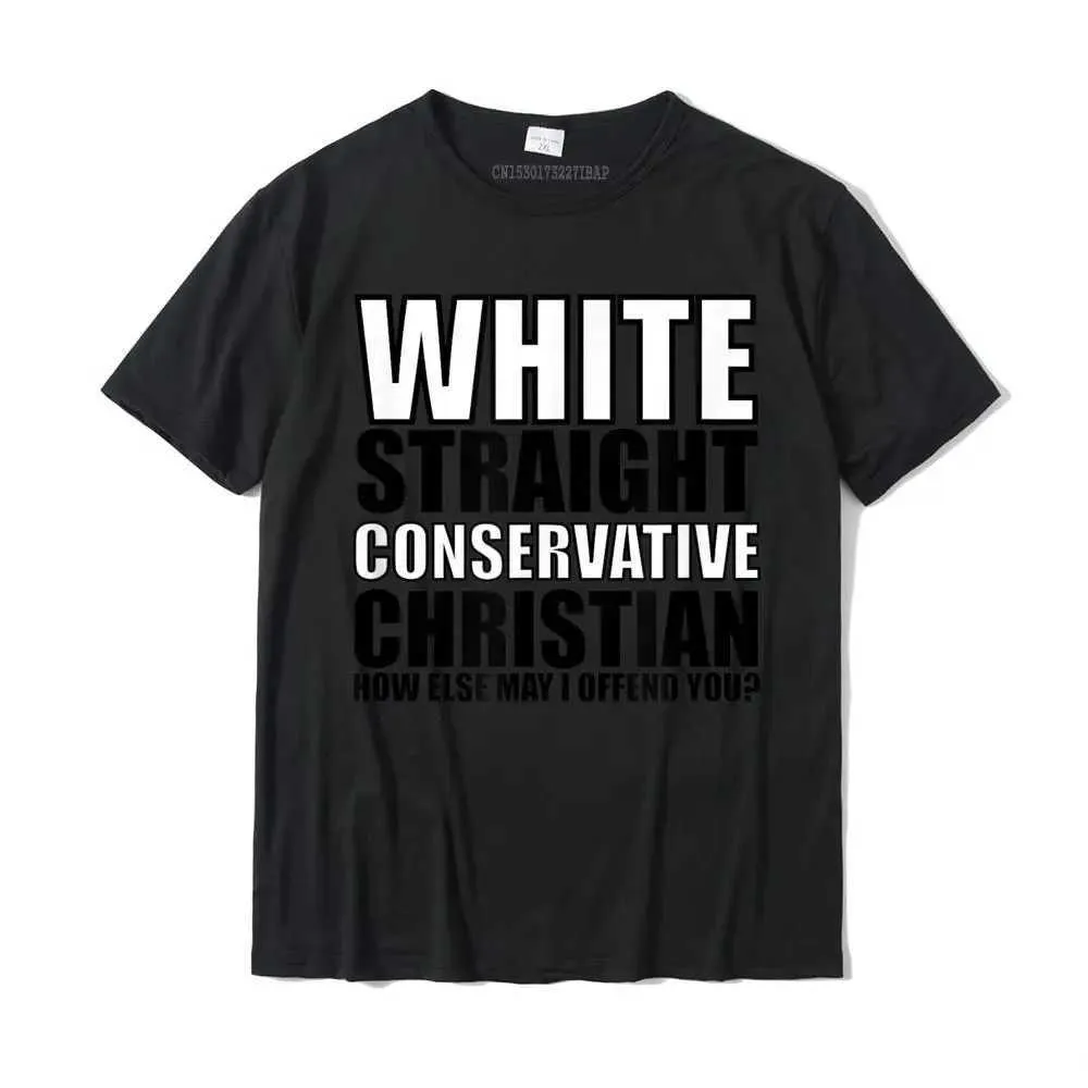 Prevailing Mens Top T-shirts O-Neck Short Sleeve Pure Cotton Gift Tees Family T Shirts Drop Shipping White Straight Conservative Christian Offensive Funny Shirt__26338 black