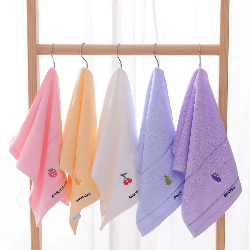 Asciugamani abiti in cotone morbido asciugamano da bagno da bagno da bagno da bagno asciugamano neonato per neonati bambini assorbenti morbidi asciugamani da doccia di panno 50x25cm 50x25cm