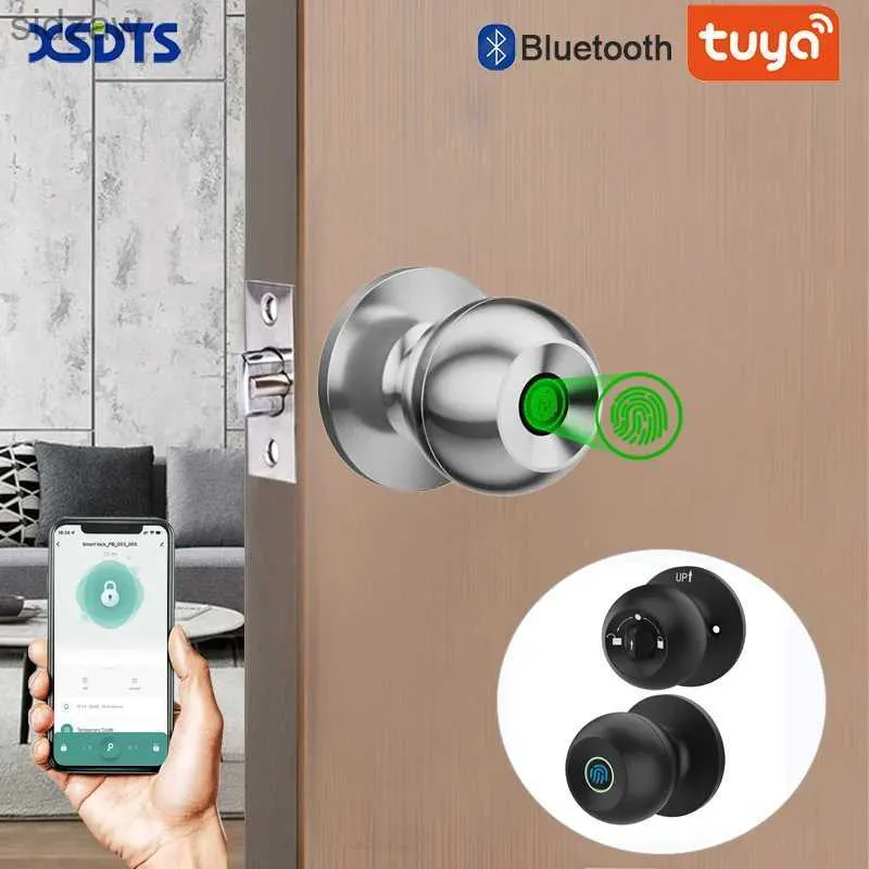 Verrouillage intelligent Smart Fingin Empreinte Lock avec verrouillage de porte numérique Bluetooth pour l'entrée sans clé dans les appartements à domicile wx