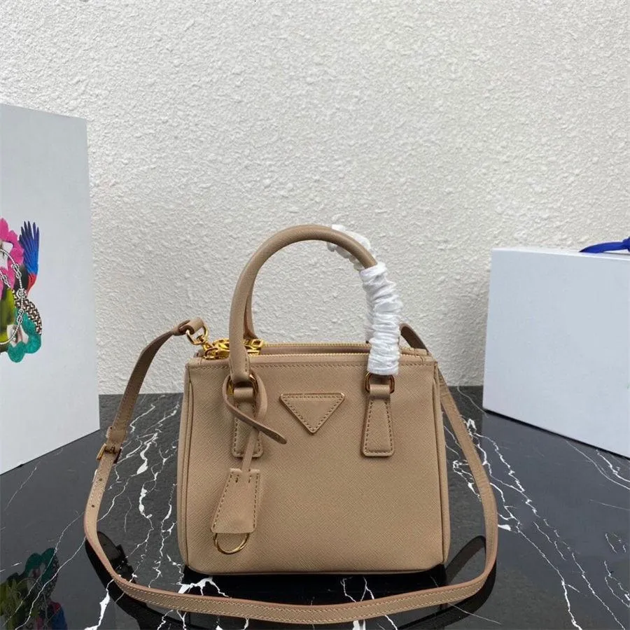 Designer -Tasche Michael Kadar Frauen Galleria Saffiano Einkaufstasche Klassische Leder -Schulter -Handtaschen Mini Killer -Taschen Dreieckslappen