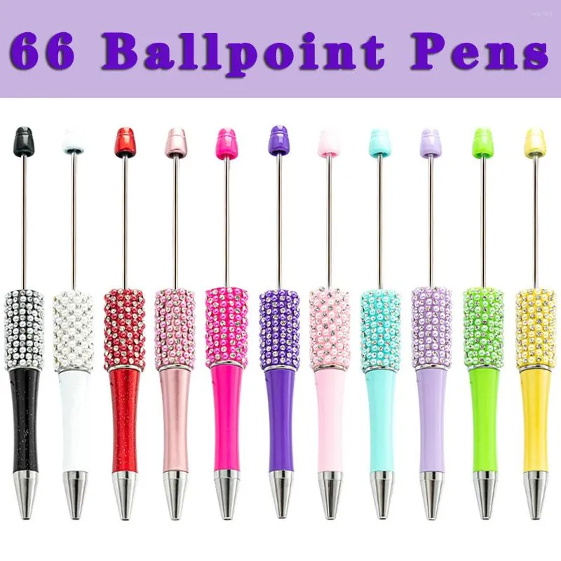 66PCS DIY Diamond z koralikami Pen hurtowa kreatywna Pi -Pen Pens Dift reklamowy