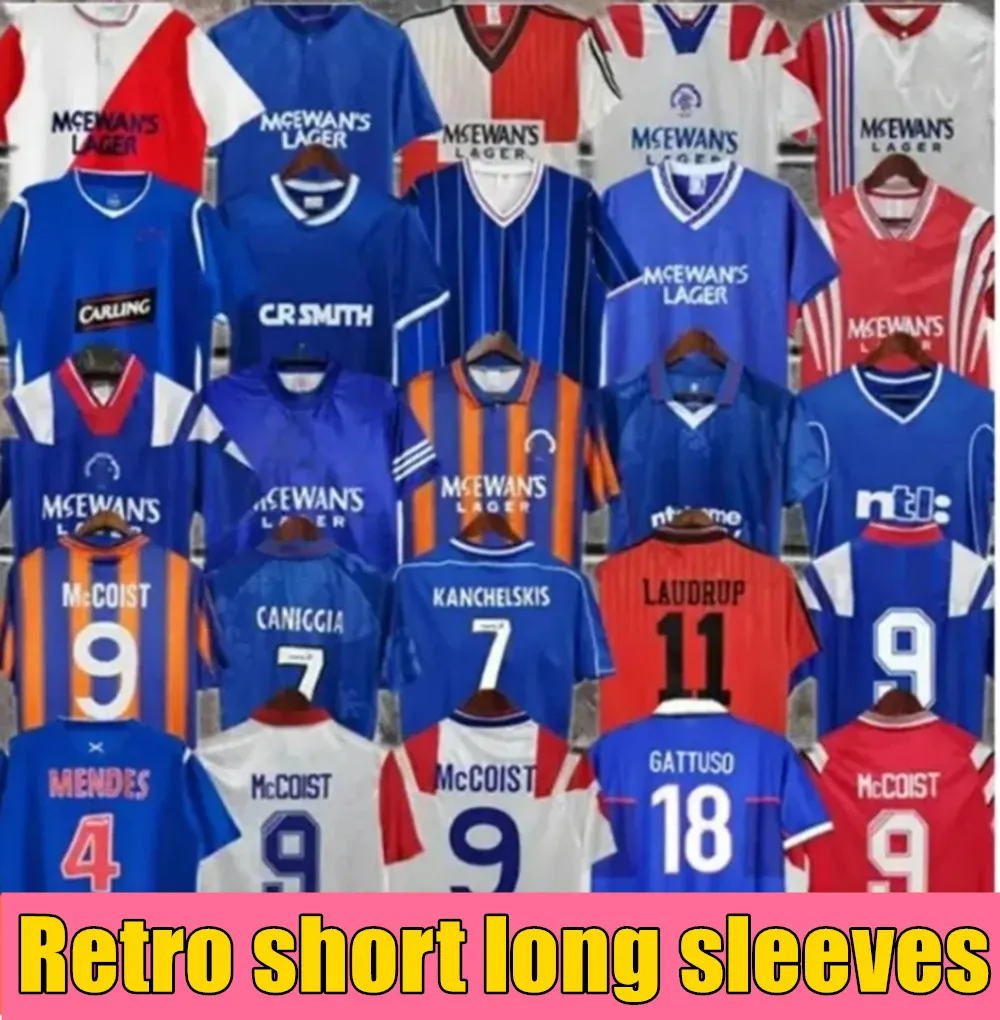 Retro Glasgow Rangers FC Soccer Jerseys: Iconic Football Shirts from ...