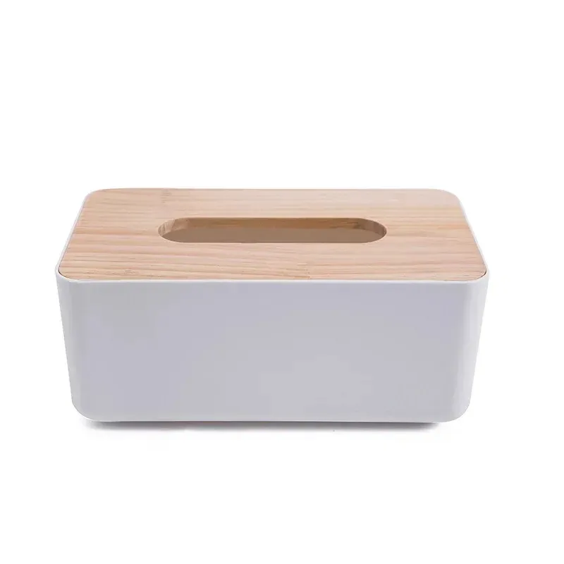 Porta tissutale in legno in plastica in plastica Box di tessuto domestico scatola fatti di tessuto in scatola mobili mobili decorazioni la casa