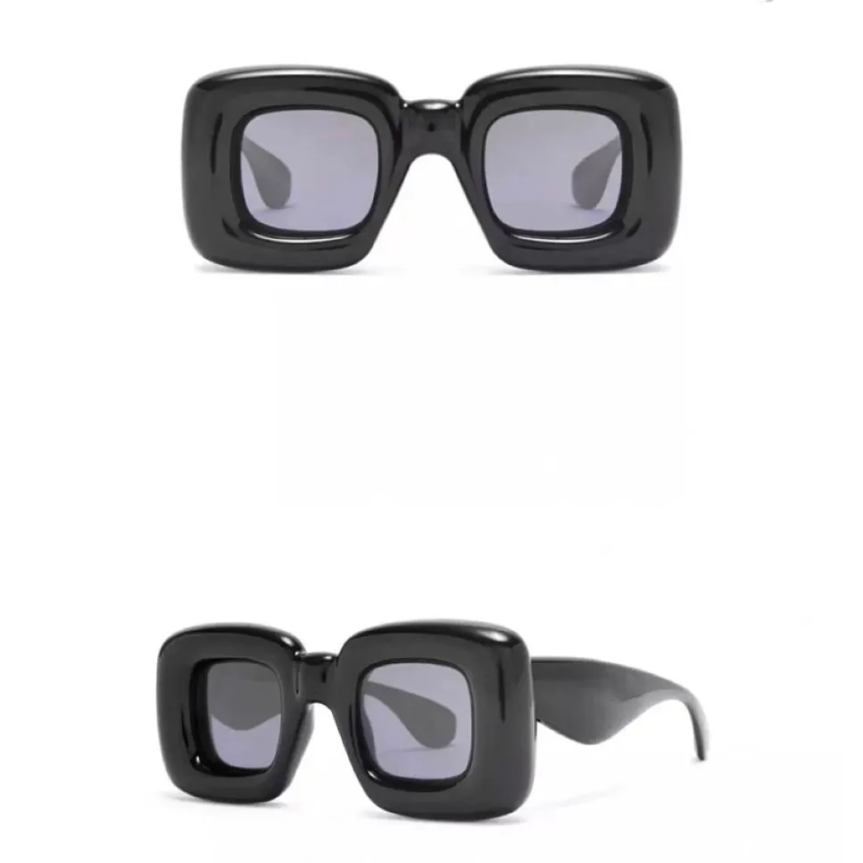 Homens de designer de designers para mulheres placas grossas 40098 Classic Black Trend Sunglasses Box 2119