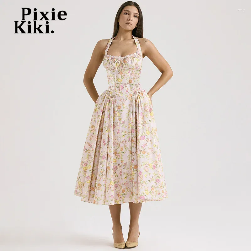 Polyester A-Line Casual Dress with Empire Waist and Floral Pattern for  Spring/Summer Women Mid-Calf Length from Dhgate Basic & Casual Dresses -  price 38.94