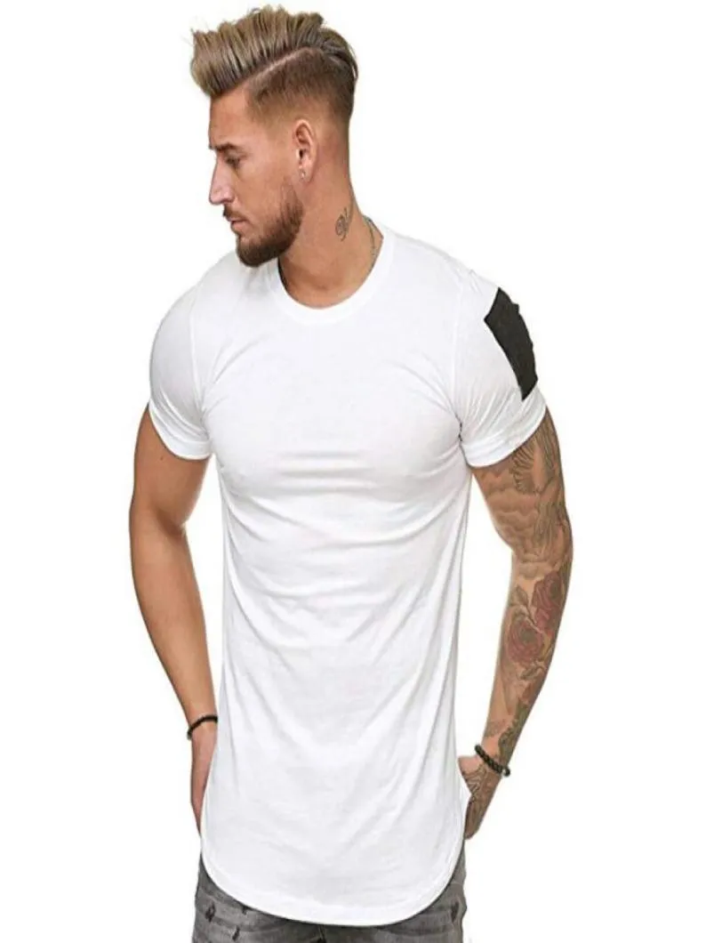 メンズサマージムワークアウトフィットネスTシャツ高品質のボディービルTシャツOneck半袖Tシャツ衣類男性4440242