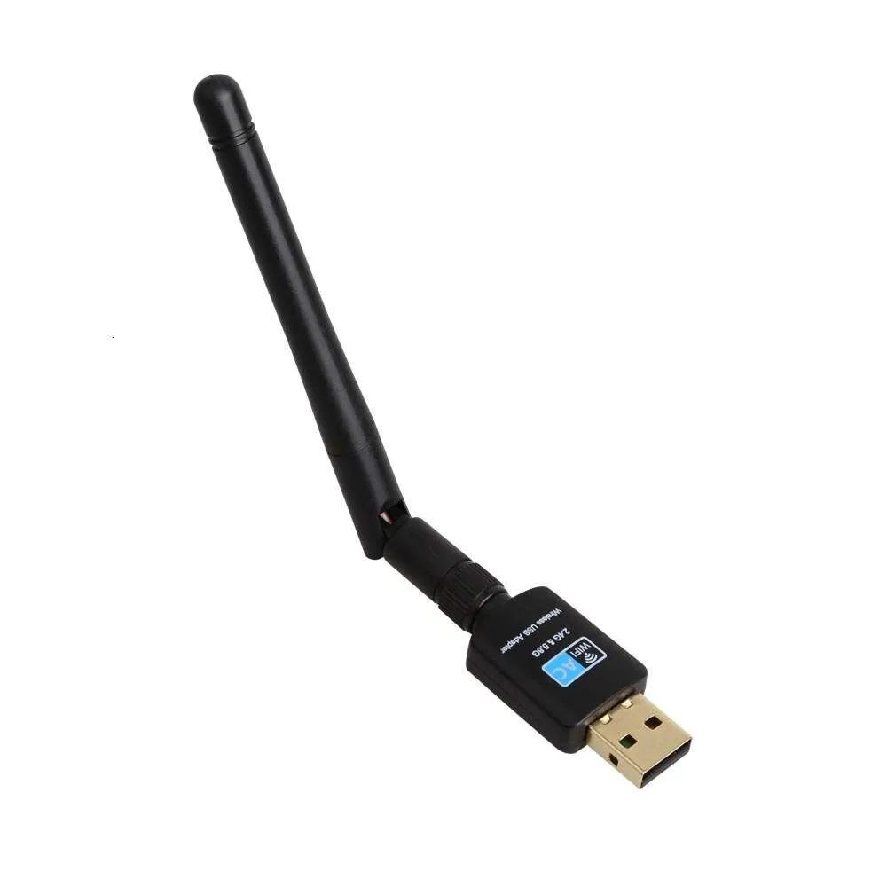 USB يتلقى جهاز الاستقبال WiFi Wireless 11ac Dual Band 11ac600 بطاقة شبكة