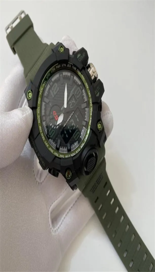 Relógios homens Men Luxury Designer de moda Esportes assistir Dual Display LED digital Electronic Electronic Quartz Wristwatches Box Automatic L8078111