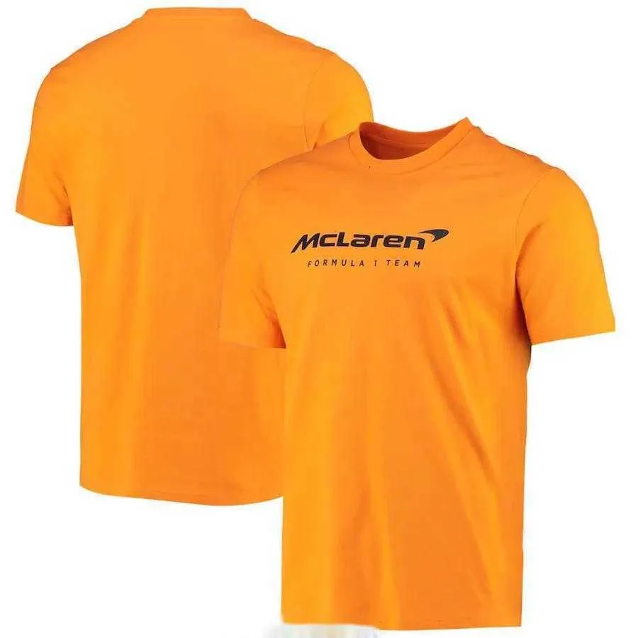 Resmi McLaren 2024 Takım Sürücüleri T-shirt Lando Norris Gray üniforma F1 Gömlek Formül 1 Yarış Takımı TEESS012