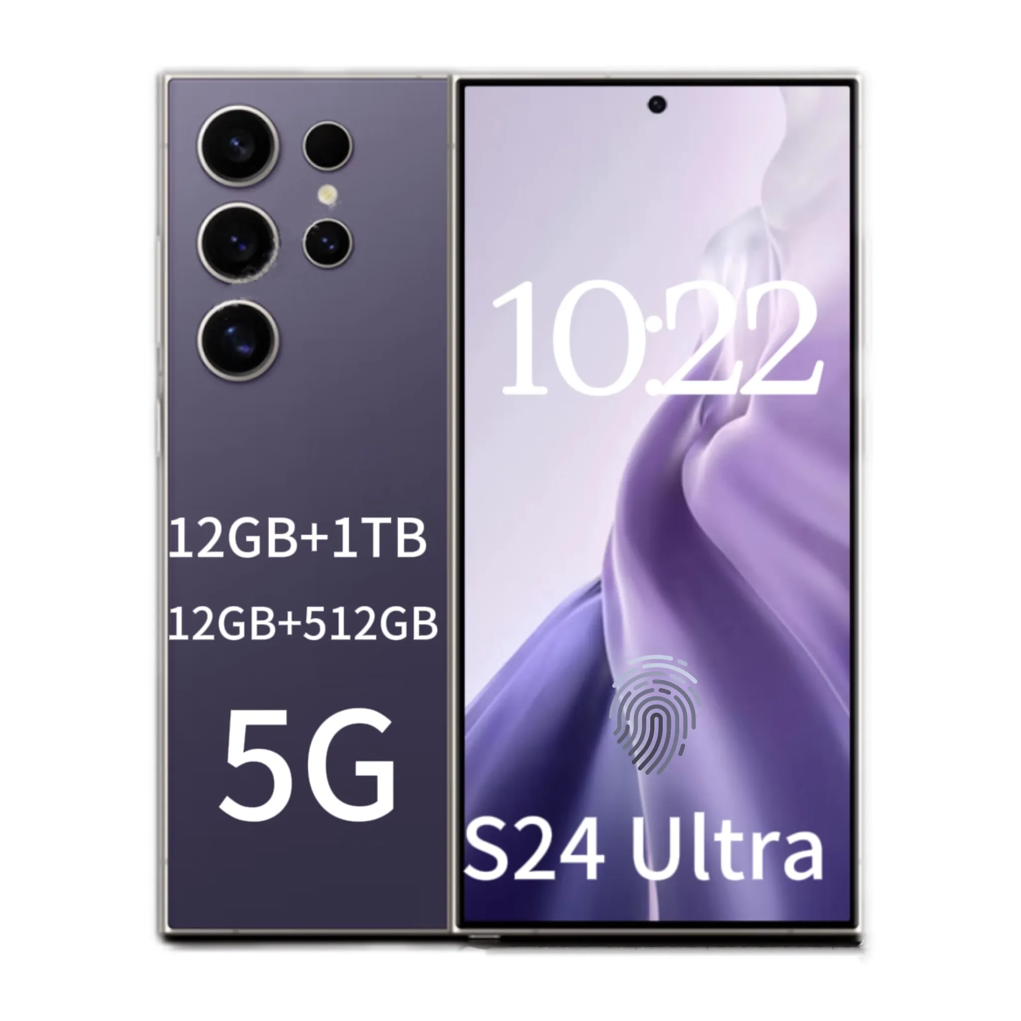 6GB 128GB S24 Ultra 5G Akıllı Telefon Akıllı Telefon US AB 4G LTE 6.8 Yumruk deliği Tam Ekran HD Android 14 Octa Çekirdek 256GB 512GB 1TB Parmak İzi Yüz Kimliği GPS Titanyum Siyah