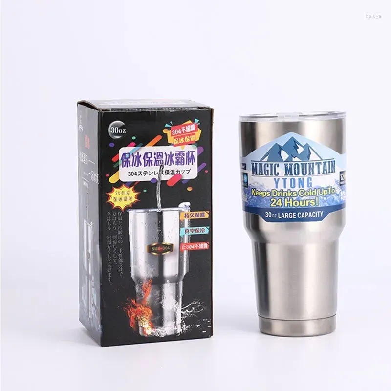 Water Bottles High Quality Car Cup Ice Stainless Steel Vacuum Insulated Office Large Capacity Outdoor Portable