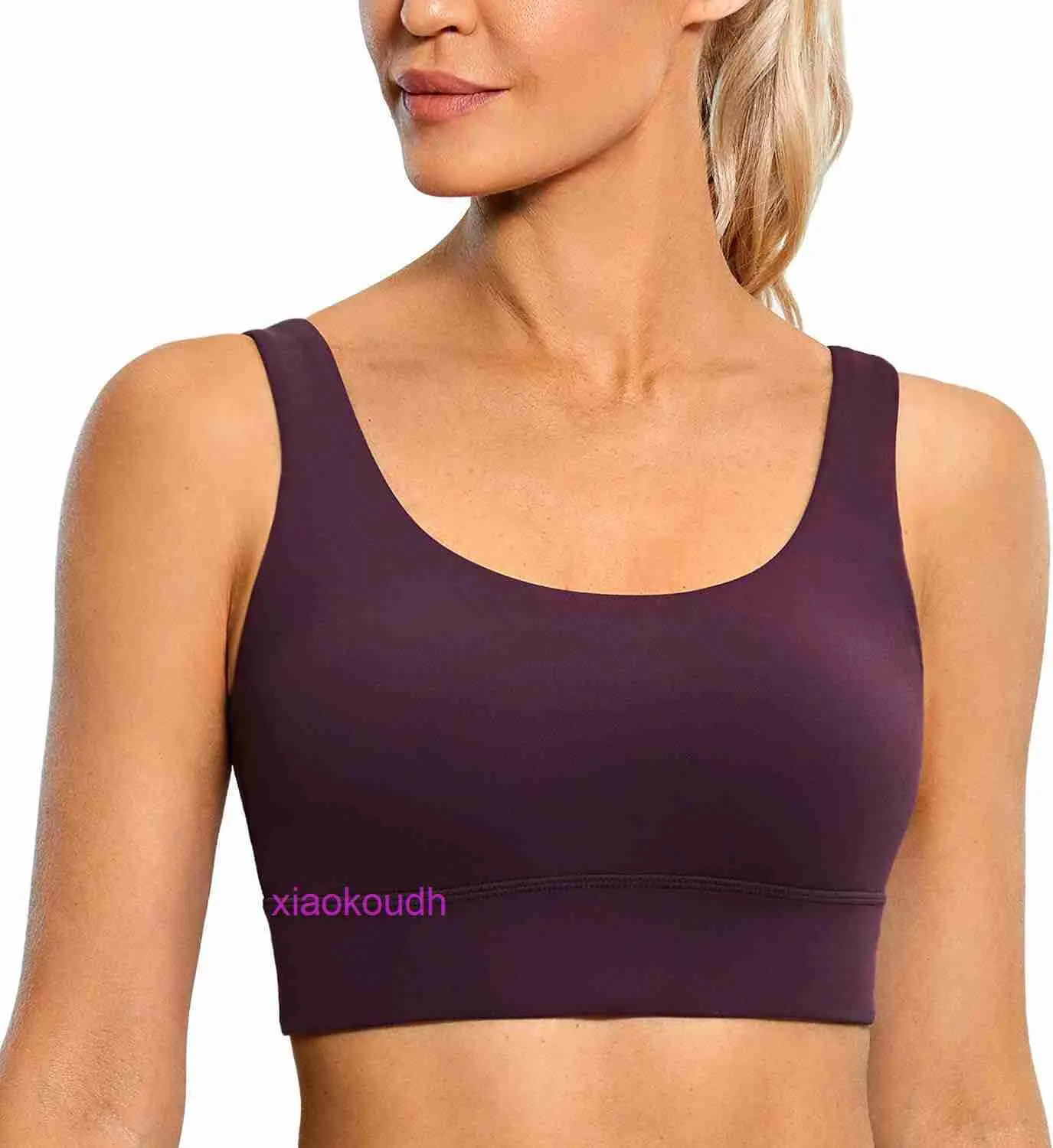 Designer Lul Yoga Outfit Sport Bras Frauen hohe Unterstützung Yoga Butterluxe Frauen U -förmige Rücken Sport BH - Niedrige runde Nackenpackung Impact Übung