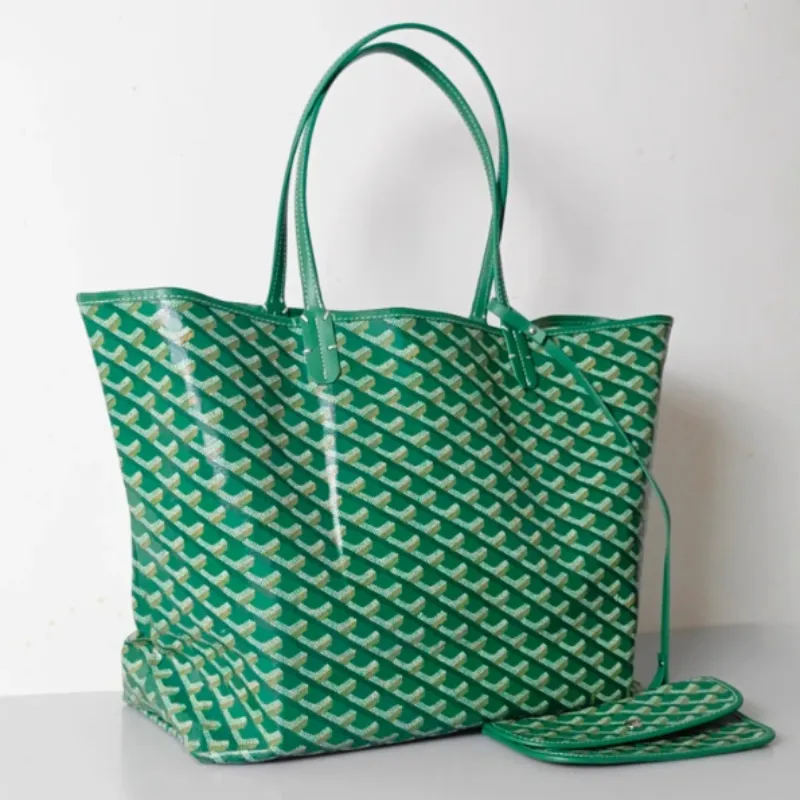 GO GRANDE CAPACIDADE CAPACIDADE Bolsa de ombro colorida Bolsa de praia Green Carteira cinza Designer Bola de compras feminina Famata moda de moda original Pattenrs Classic Bag