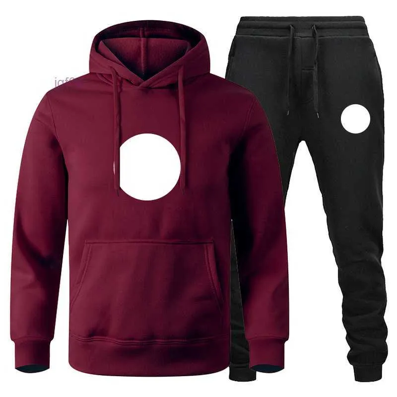 Designer Tracksuit Herren Tracksuit Hoodie Sweat Suits Herumn Herbst Hochwertiger Buchstaben M bedruckte Mode -Sweatshirt -Sets Sporting Women Anzug Kleidung Jejf