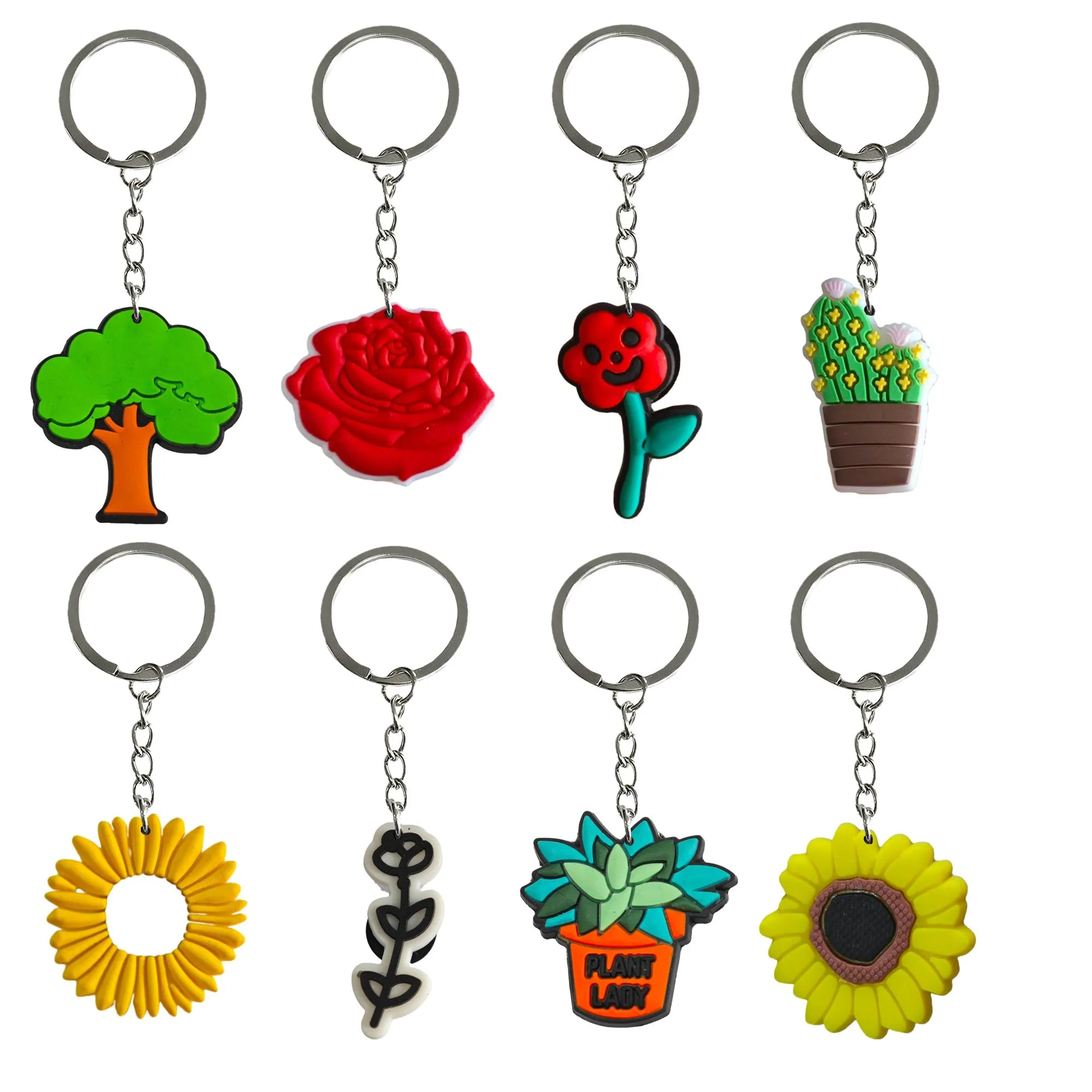 Autres accessoires de mode Plante Course porte-clés de voiture porte-clés Keychains pour garçons Chain Kid Kid Boy Girl Party Favors Gift Goad Schoolba Otz9v