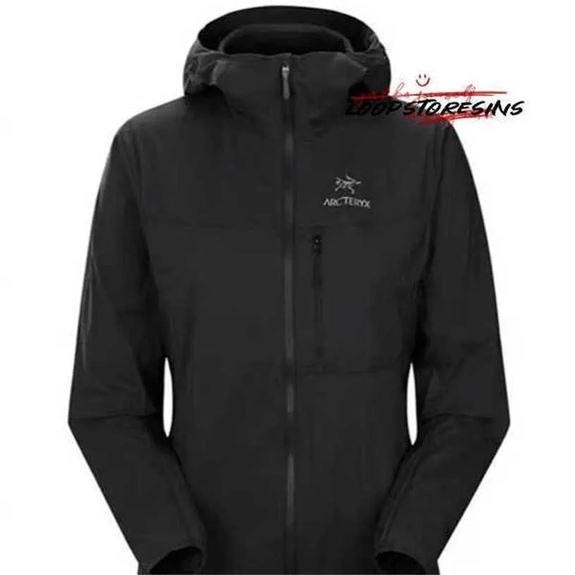 Waterdichte designer jas buiten sportkleding squamish hoody hoodie dames zwart jhbe