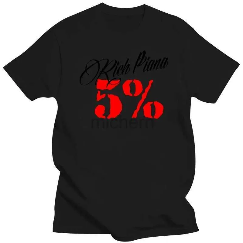 T-shirty męskie 2019 T-shirt 100% bawełniany koszulka RIP Rich Piana 5% klasyczna fajna mens T-shirt US S-5xl D240509