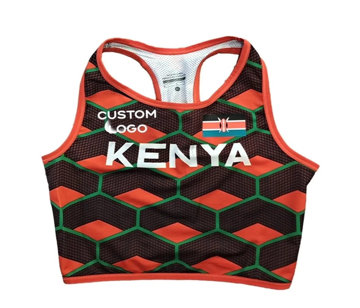 Kenya Women Trackfield Fast Running tanktops Pak 4100 Speed Outfit aanpasbare BH 2205059466791