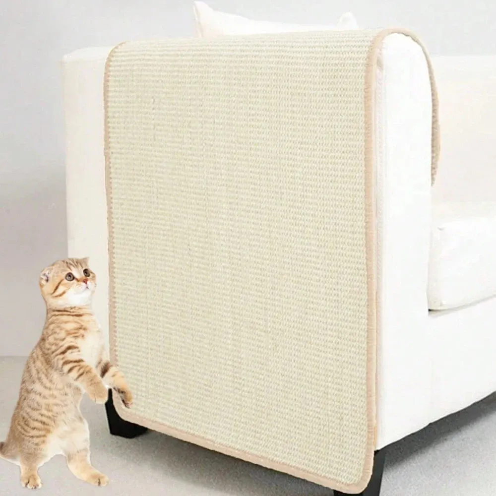Kattskrap soffa Skydda mat kattskrapa för katter trädskrapning post katt skrapare soffa mattor möbler protektor katt leveranser 240508