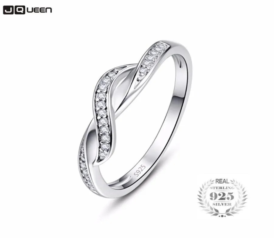 925 Sterling Silver Infinity Ring Eternity Ring Crystal Friend Gift Innombd Innalf Love Symbole Fashion Dinger Rings for Women2270683