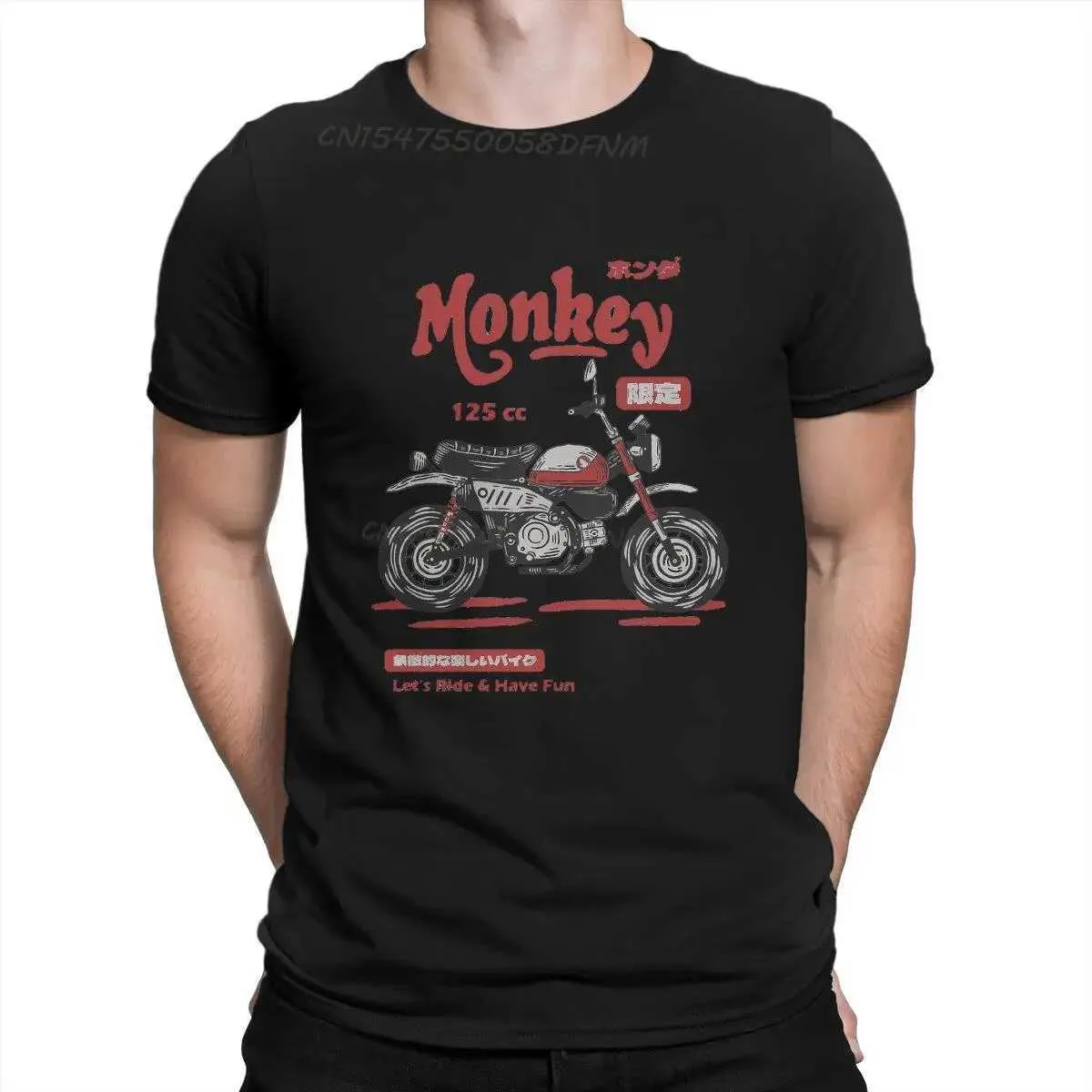 Wholesale Honda Monkey Black Classic Mens Basic Tees Pure Cotton Motorcycle Racing Summer Top From Michern 7.74 DHgate.Com