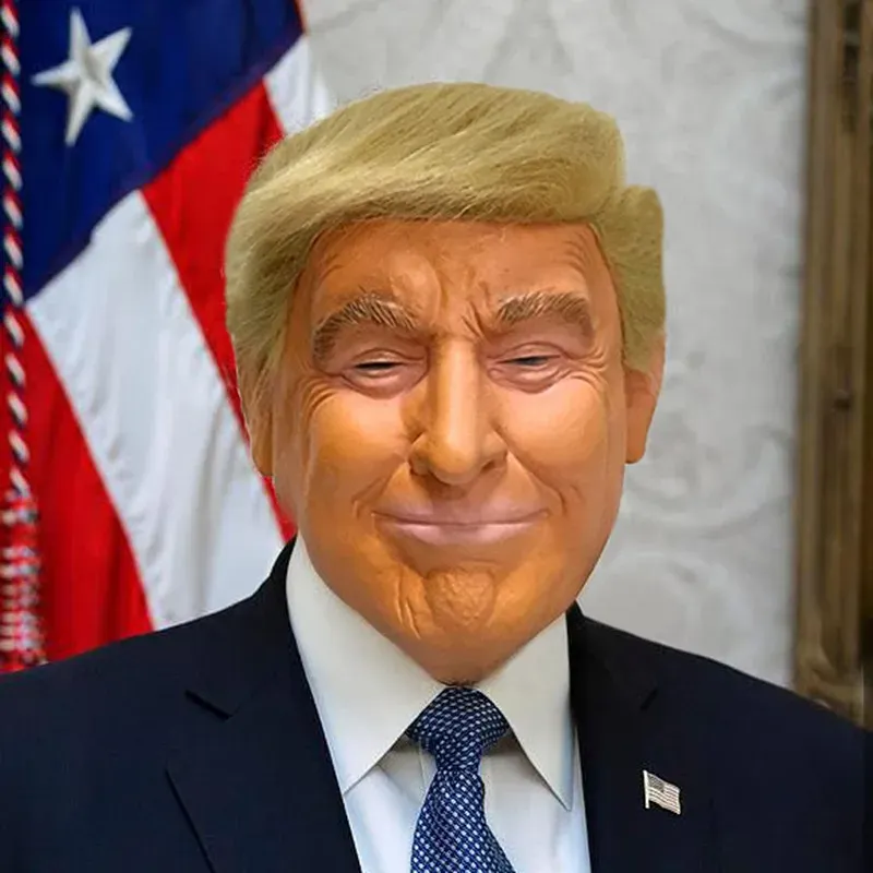 Máscaras Trump Latex Full Head Face Human Mask for Mask Festival Festival Halloween Cosplay Prop (Donald Trump)