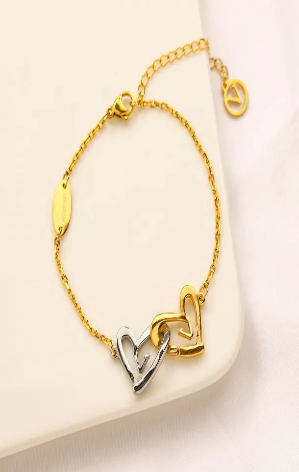 Bracelets Femmes Bangle Fashionable Classic18k Gold Silver Love Plated Link Chain en acier inoxydable Gift Braveur Cuffe Designer Jewe9993917