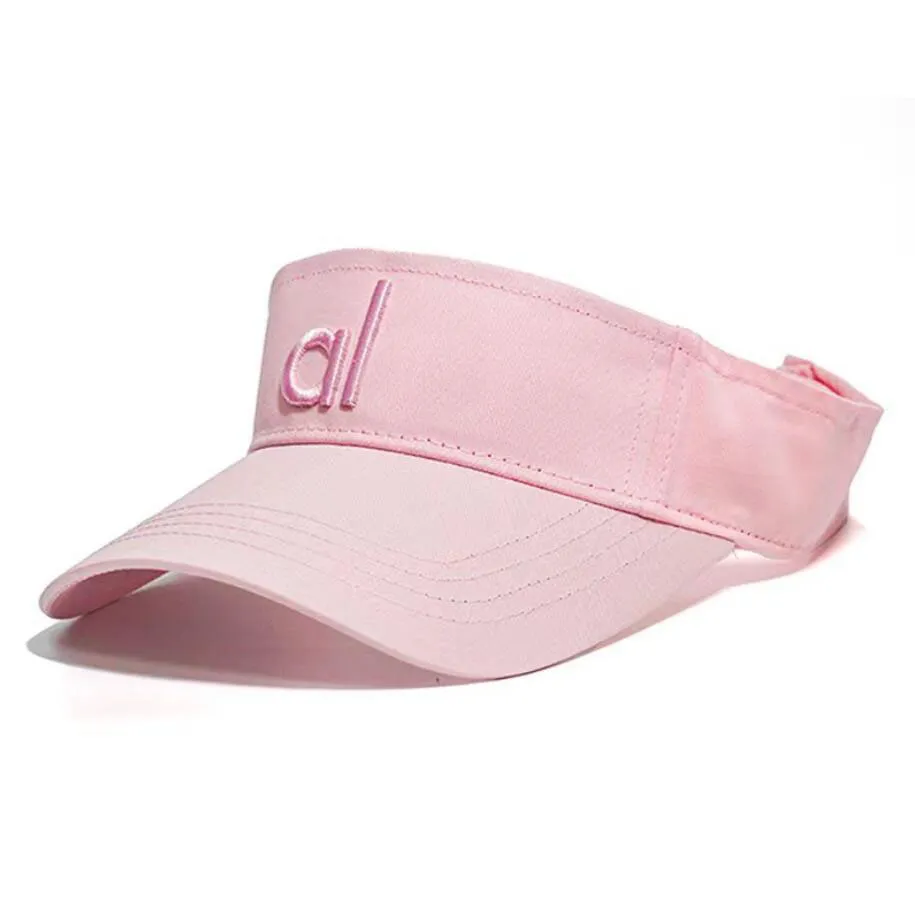 Marca de diseño Doble Carta Vacaca Capazante Casual Visor de verano Sun Hats Sports Women Women Golf Tennis Outdoor Beach Diadema Snapback Snapback Sombreros de béisbol Solón