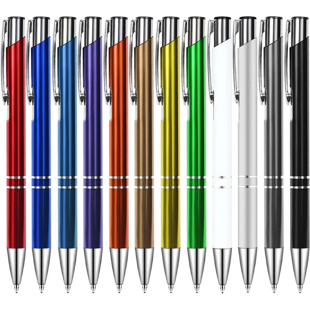 Ballpoint z rysikiem Wyszywającą końcówkę 1,0 mm czarny atrament metalowe Pens