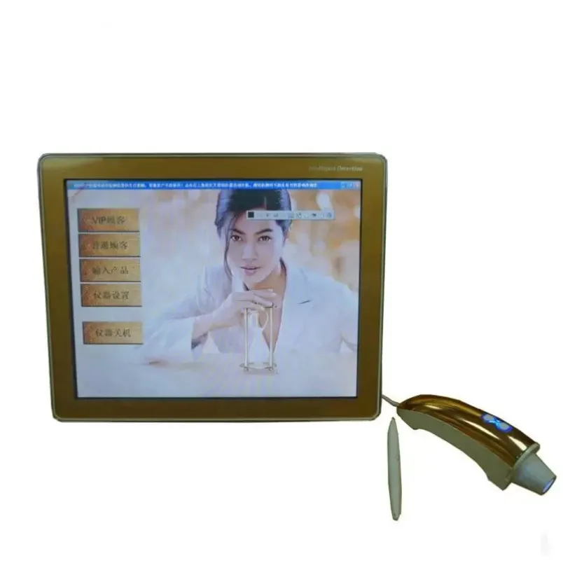 Skin Diagnose Smart Scanner Gesichtsanalysator Magic Mirror Facial Analysis Machine Digitale Bildtechnologien System545