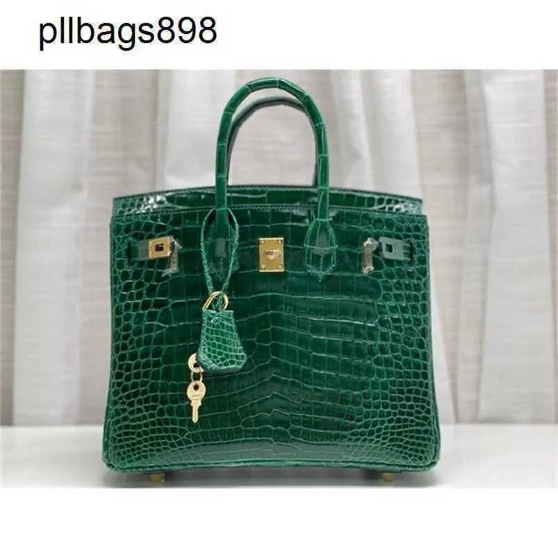 Top Cowhide Handbag Brkns Genuina in pelle Gloss Belly Crocodile 25 con Greenohnsgjo0 alla moda