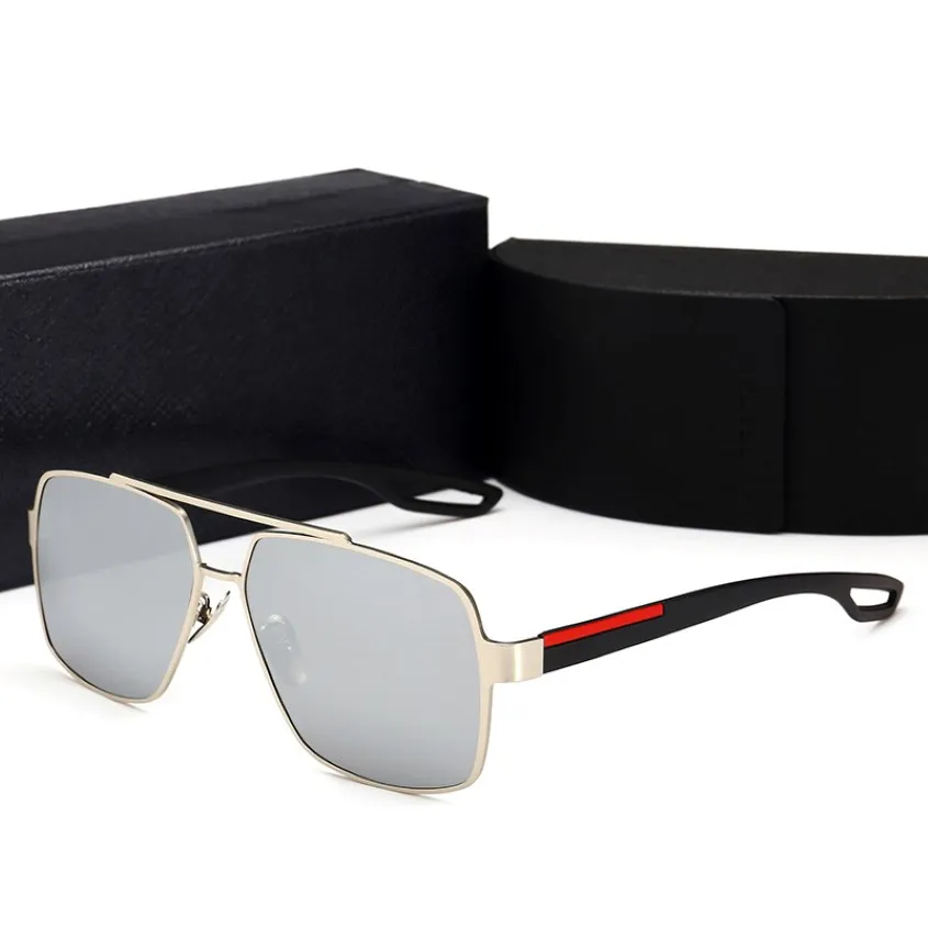 Sıcak satış kutuplaşmış güneş gözlükleri erkekler kadın marka tasarımı klasik moda erkek kadın güneş gözlükleri perakende kutusu ve ca 280g ile UV gözlüklerini önlemek