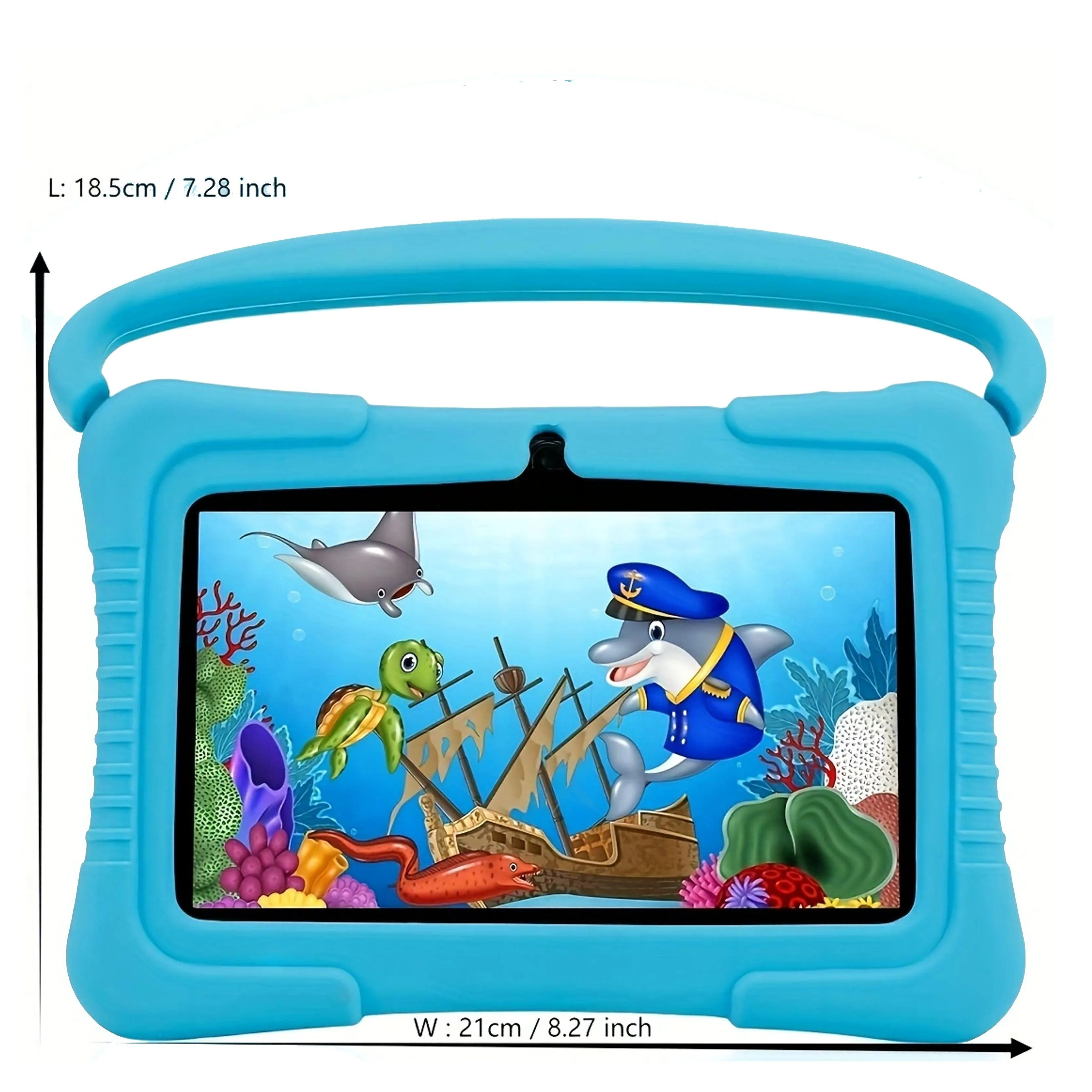 Tablet PC Kids 7inch Educational größere Kapazität und Batterie 2 GB RAM32G ROM Safety Eye Protection SN Dual Camera Games Elternschloss i otatn